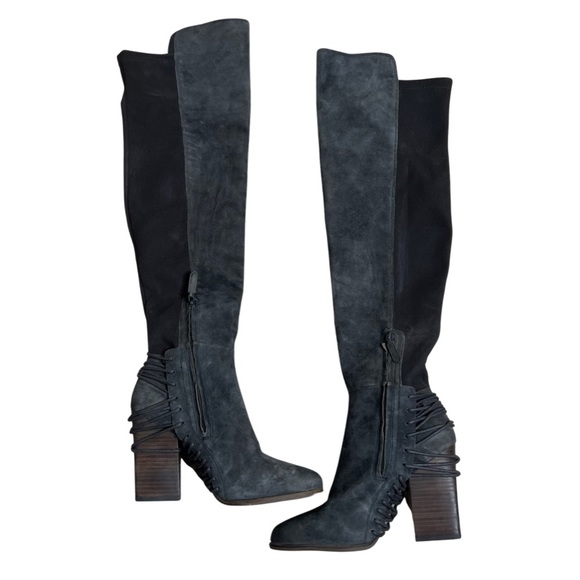 Dolce Vita Nikka Over The Knee Gray Suede Boots Gray Size 8.5 NWOT